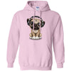 PUG DOG - Cute Pug Puppy Dj Wearing Headphones and Glasses T Shirt & Hoodie